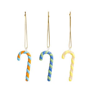 kerstornament Candy Cane (set van 3)