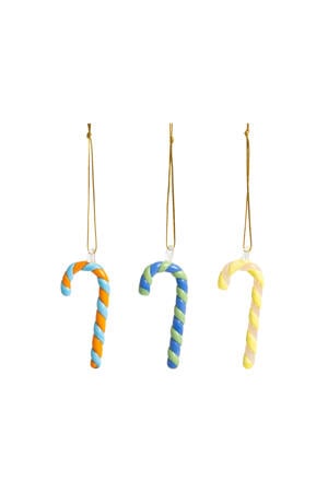 kerstornament Candy Cane (set van 3)