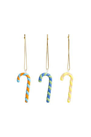 kerstornament Candy Cane (set van 3)