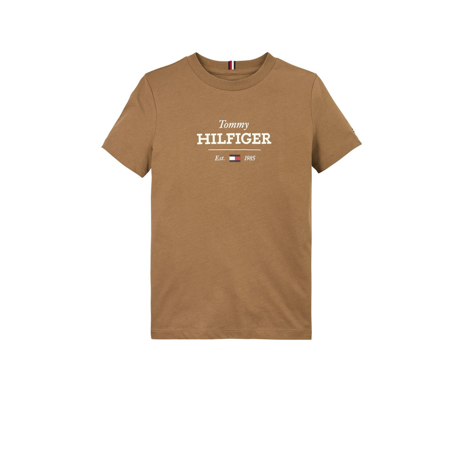 Tommy Hilfiger T-shirt bruin