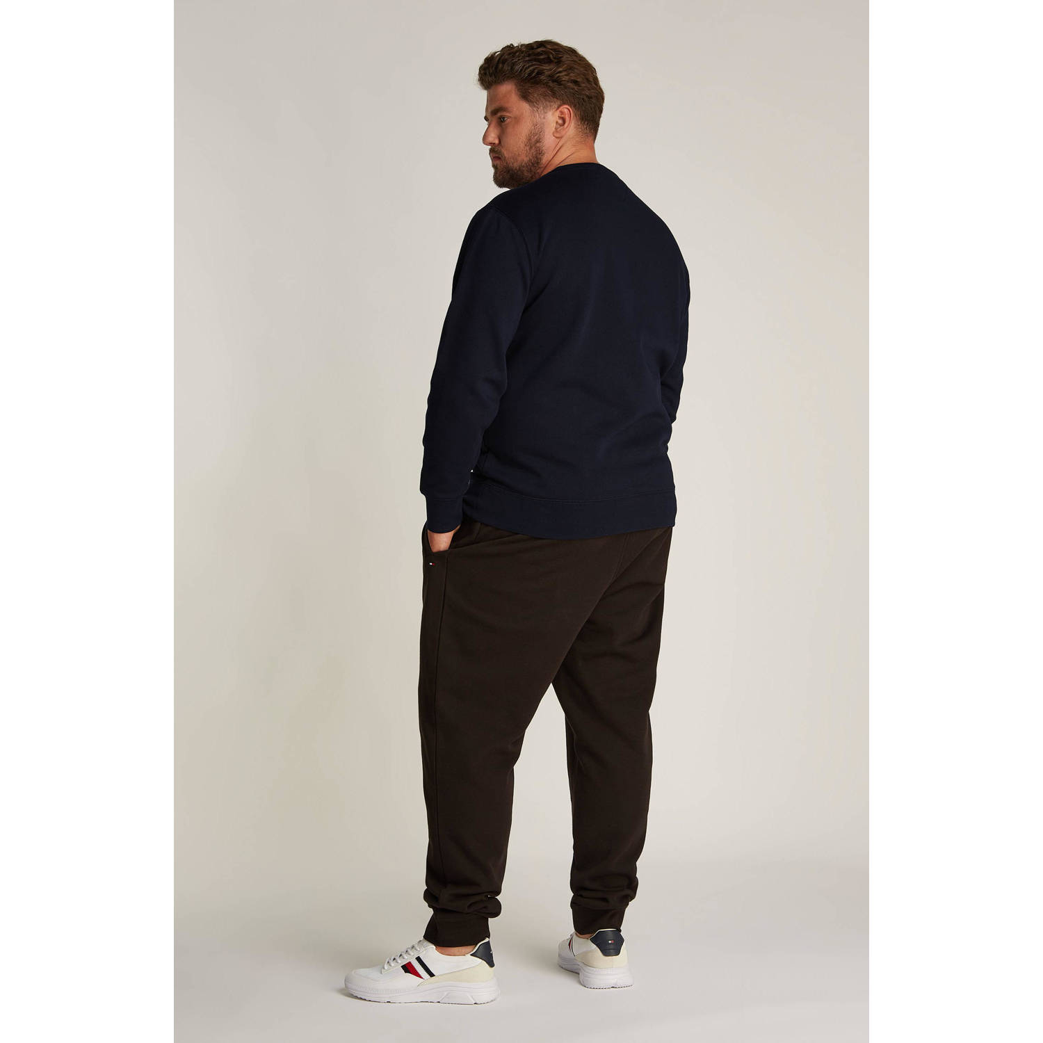 Tommy Hilfiger Big & Tall sweater donkerblauw