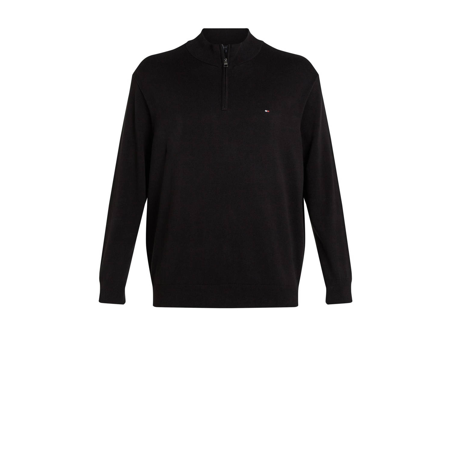 Tommy Hilfiger Big & Tall gebreide trui zwart