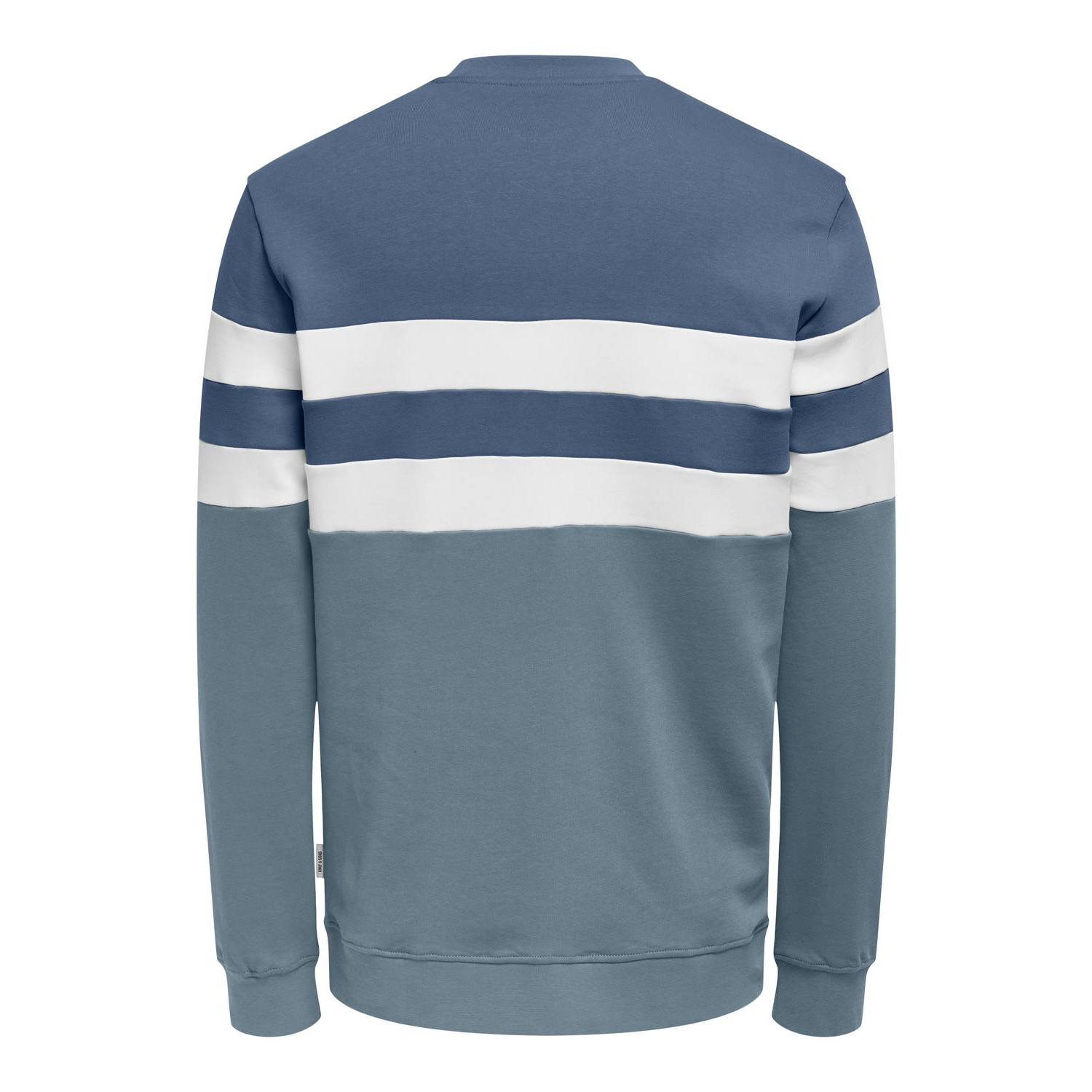ONLY & SONS gestreepte sweater ONSTHOR blauw
