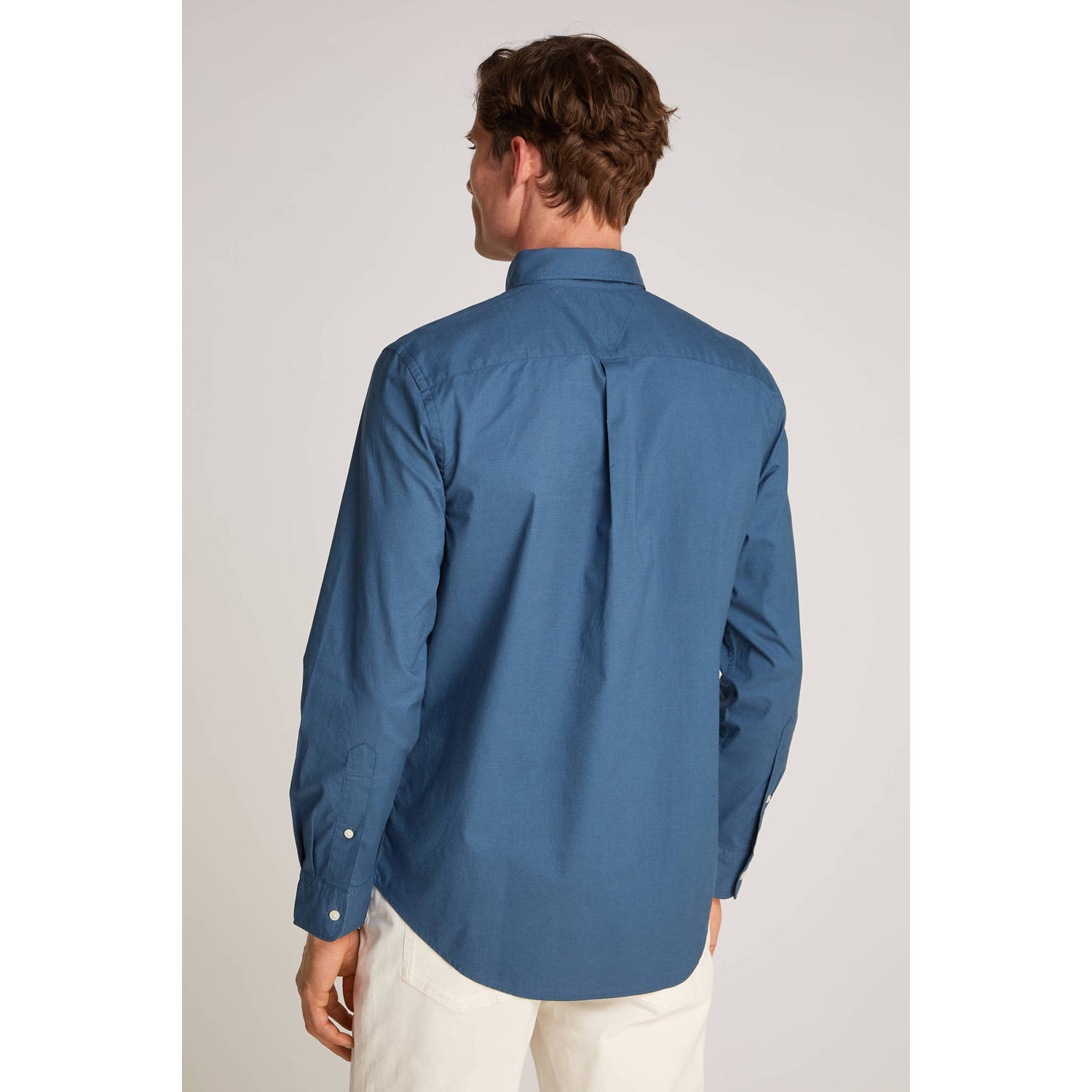 Tommy Hilfiger casual overhemd blauw