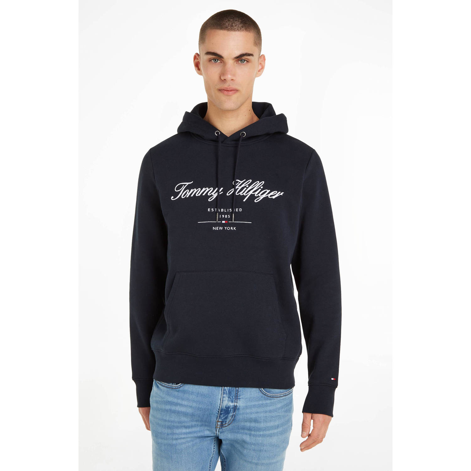Tommy Hilfiger hoodie donkerblauw
