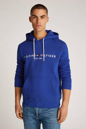 hoodie met logo Wedge Blue