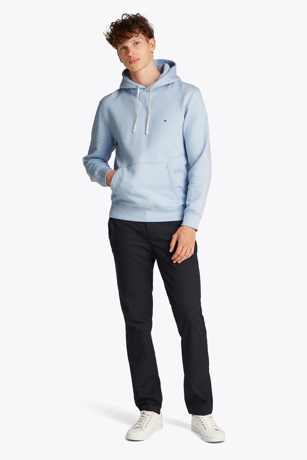 Tommy Hilfiger hoodie lichtblauw