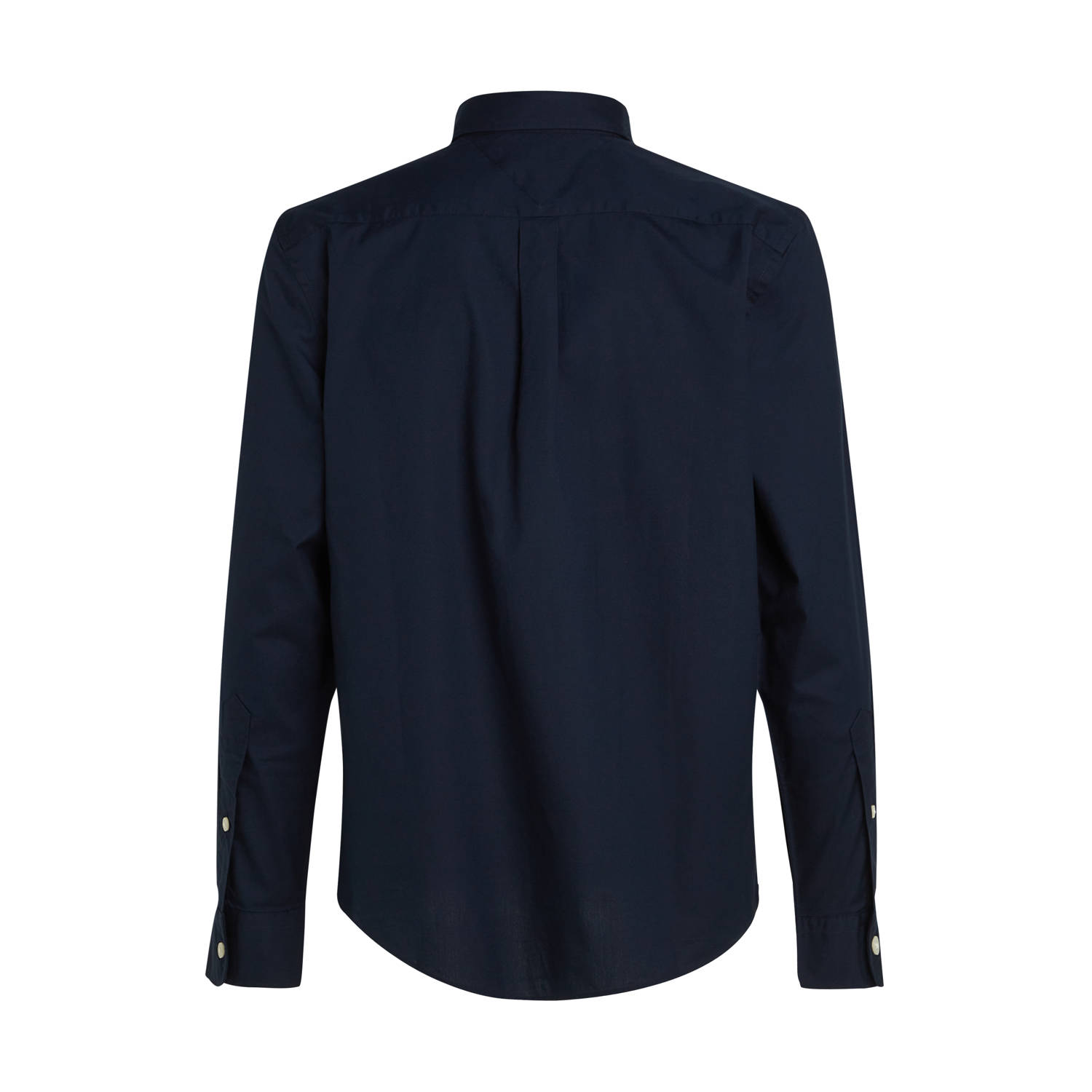 Tommy Hilfiger regular overhemd CORE FLEX POPLIN donkerblauw