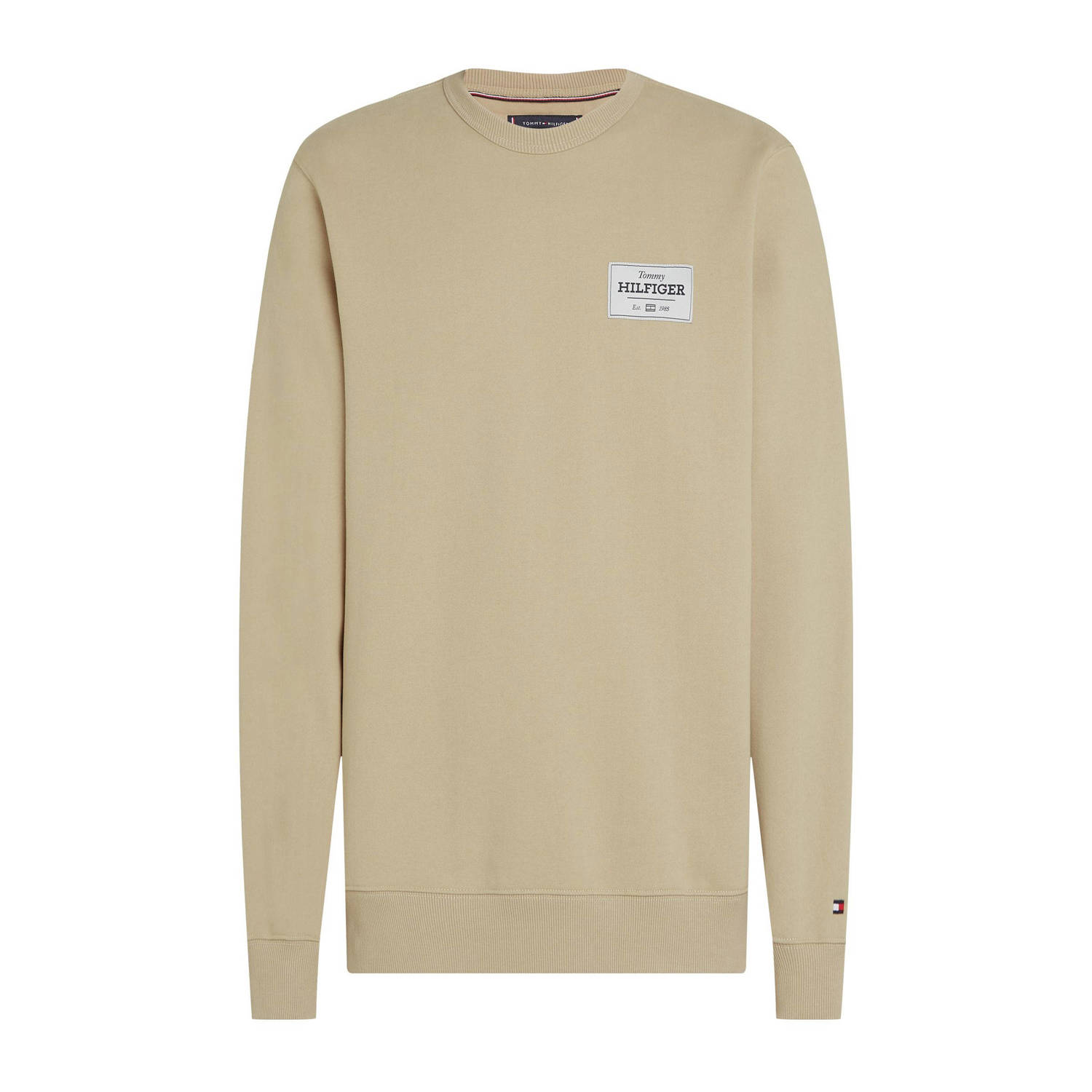 TOMMY HILFIGER Heren Truien & Vesten Monotype Label Sweatshirt Khaki