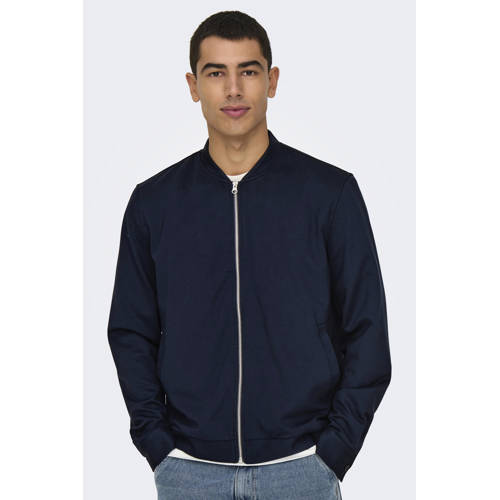 ONLY & SONS bombersweat ONSMARK donkerblauw afbeelding