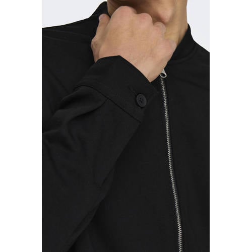 ONLY & SONS bombersweat ONSMARK zwart afbeelding