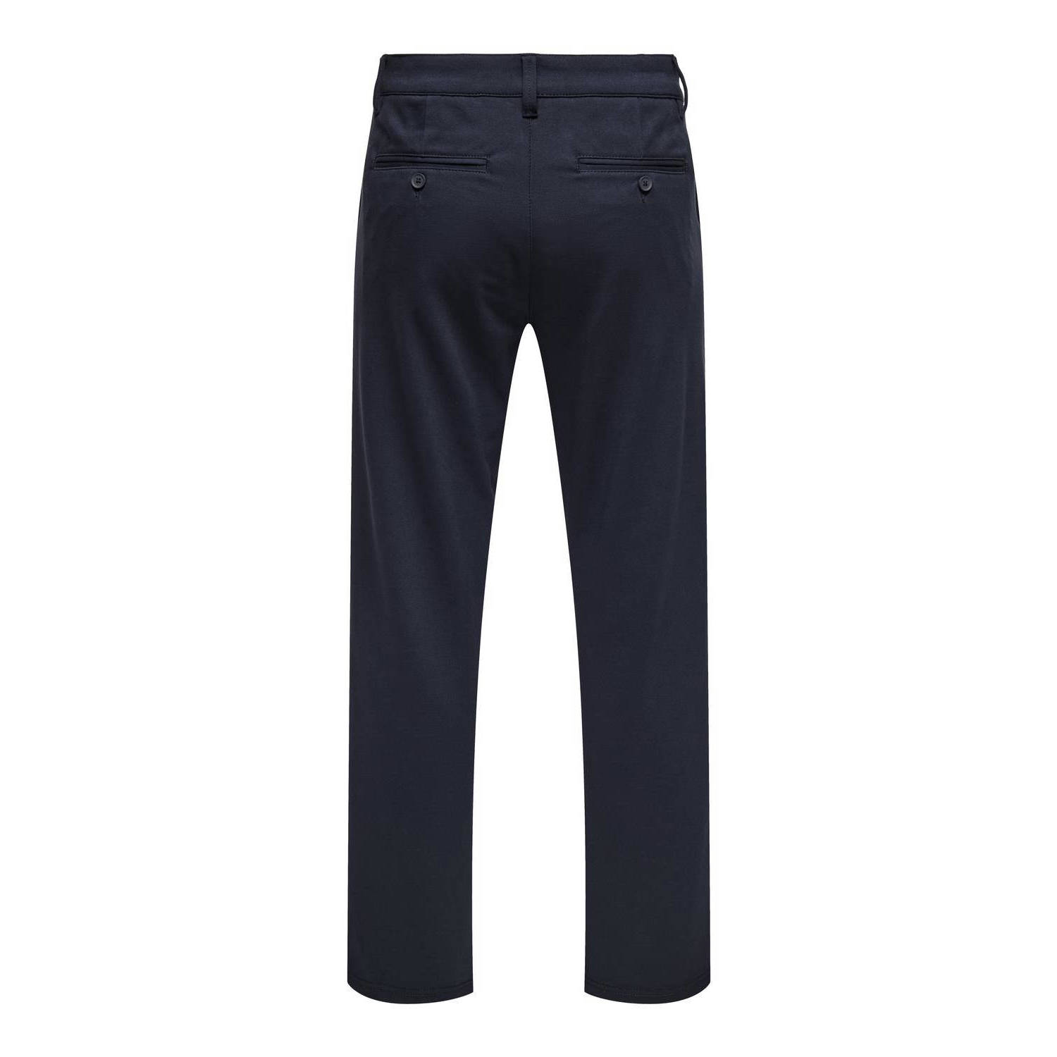 ONLY & SONS regular fit pantalon ONSMARK donkerblauw