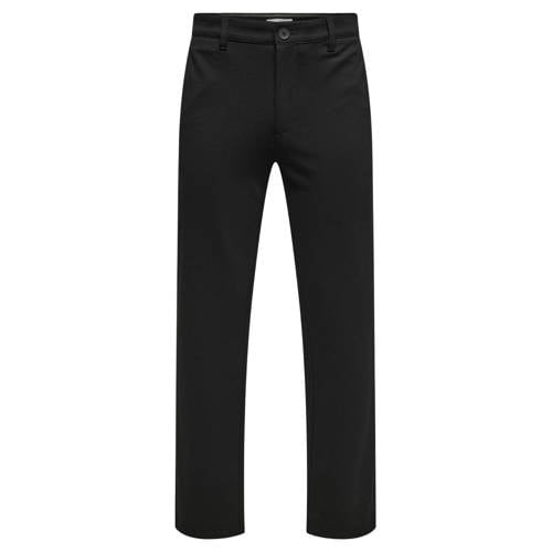 ONLY & SONS regular fit pantalon ONSMARK zwart afbeelding