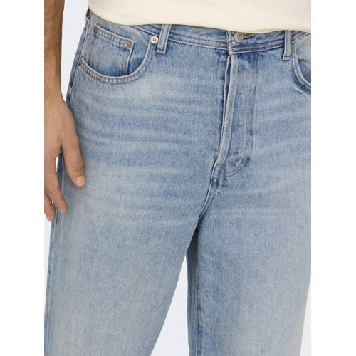 ONLY & SONS loose fit jeans ONSFADE light blue denim afbeelding