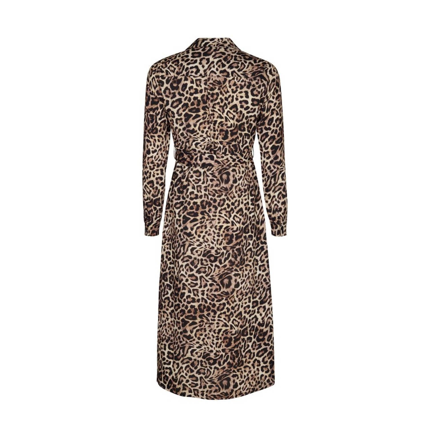 Miss Etam blousejurk Poppy met panterprint
