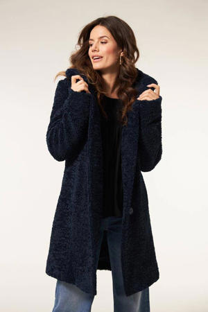 teddy jas Flora donkerblauw