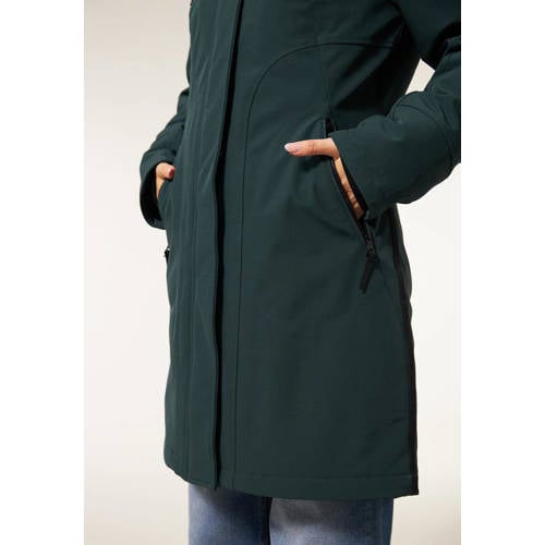 Miss Etam softshell jas Wanda pine green afbeelding