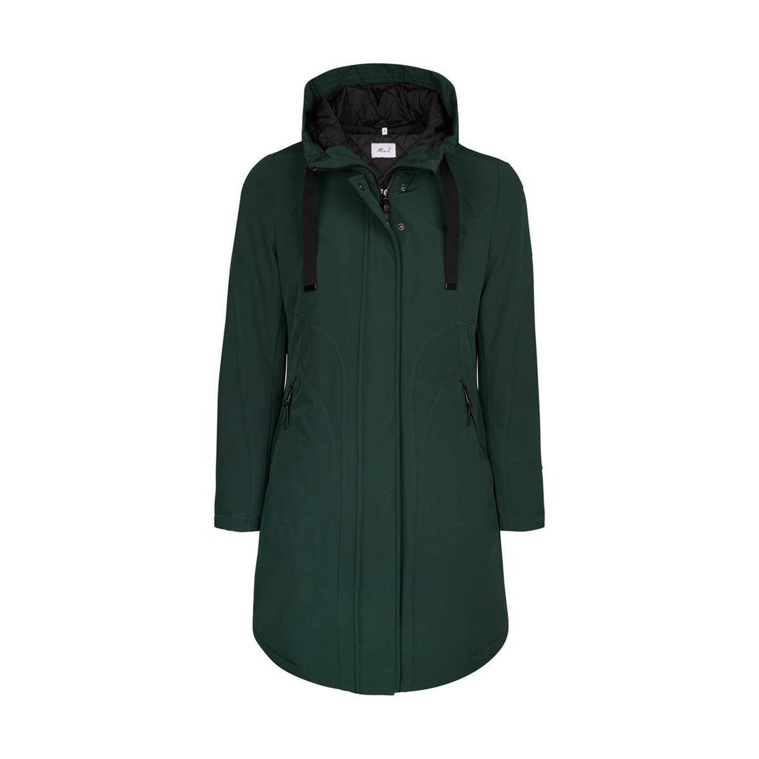 Miss Etam softshell jas Wanda pine green