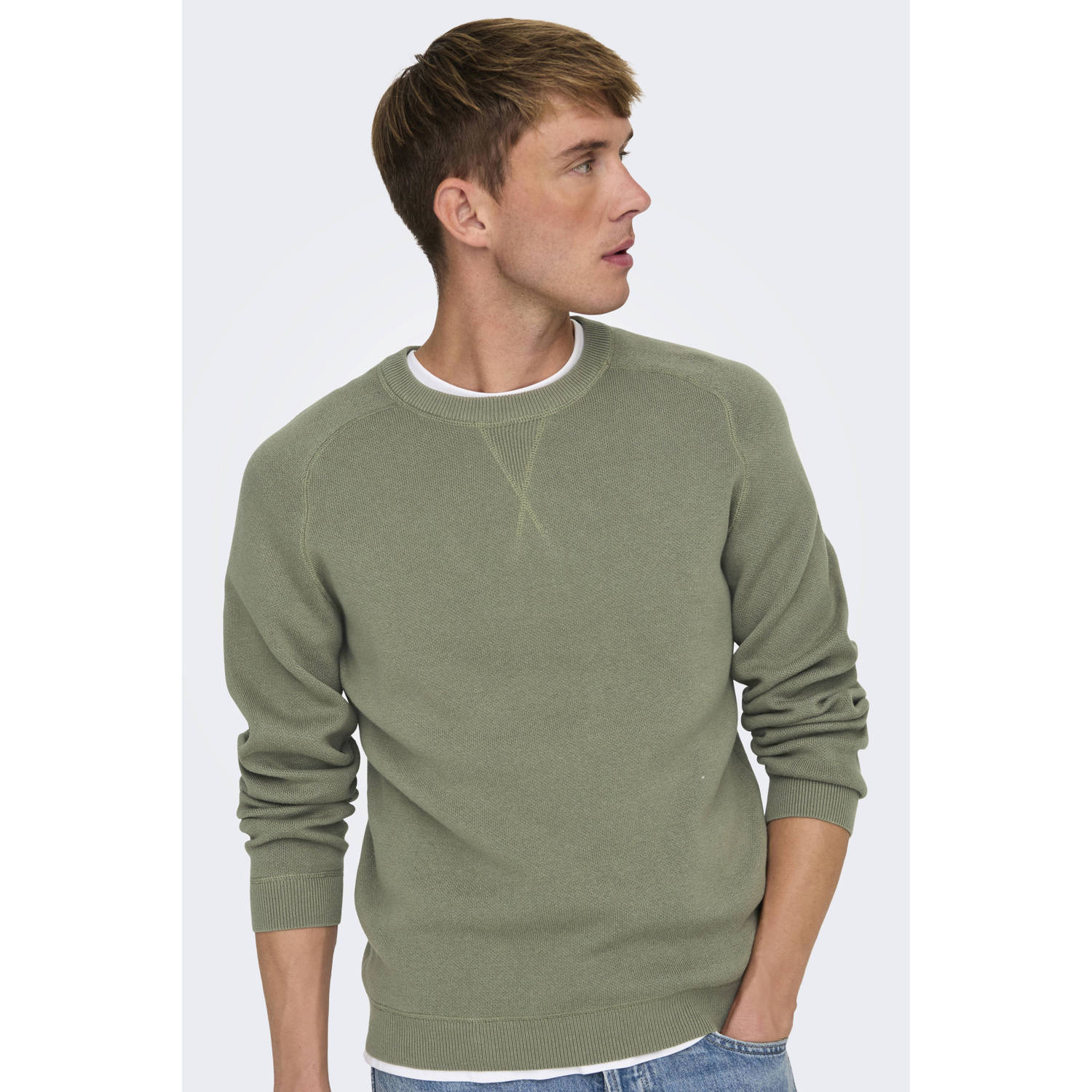 ONLY & SONS trui ONSPIN groen