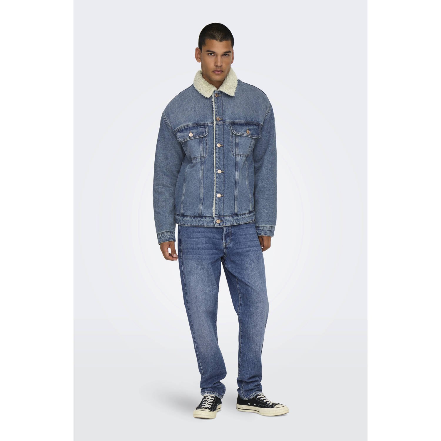 ONLY & SONS spijkerjas ONSWILSON blauw