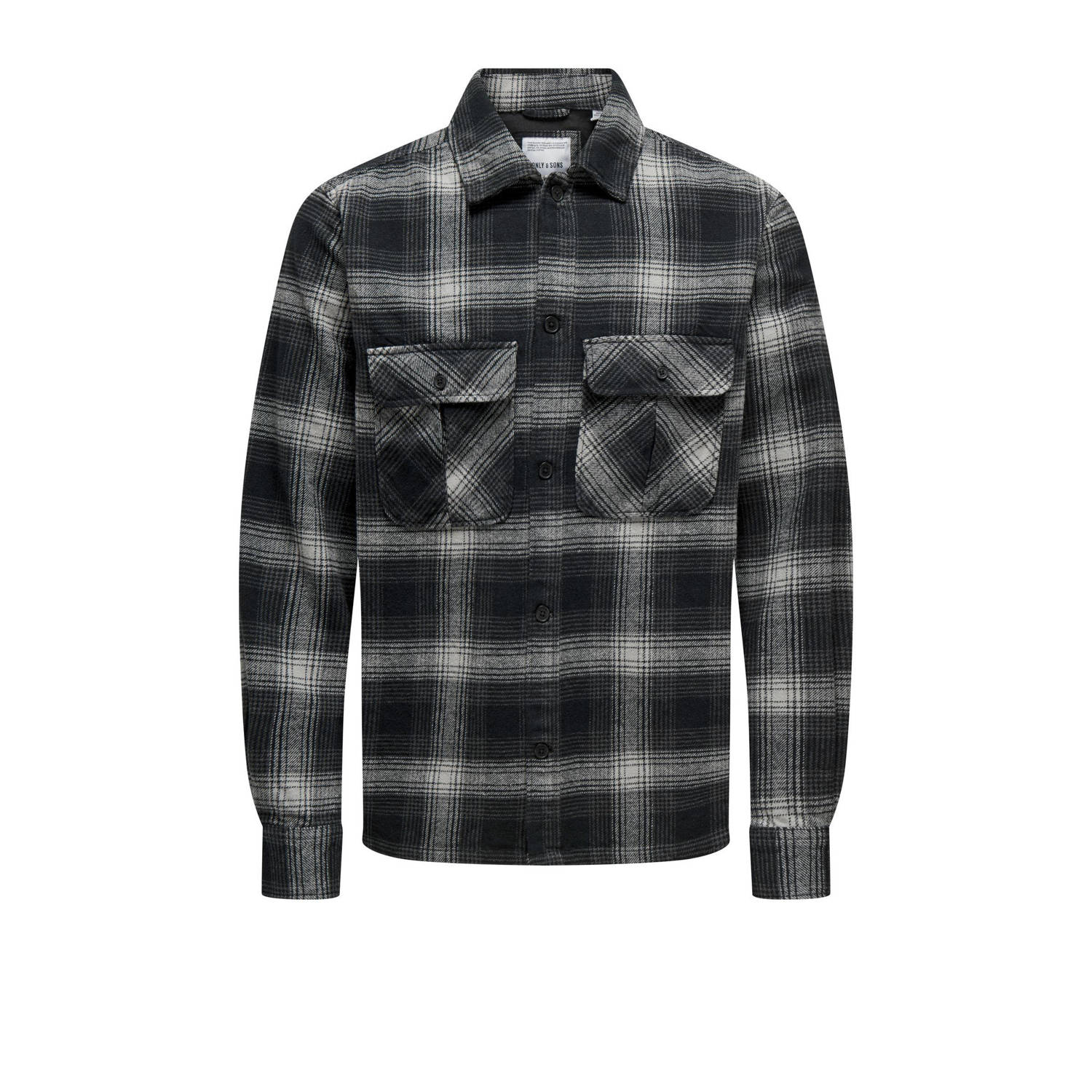 ONLY & SONS geruit overshirt ONSCEDRIC