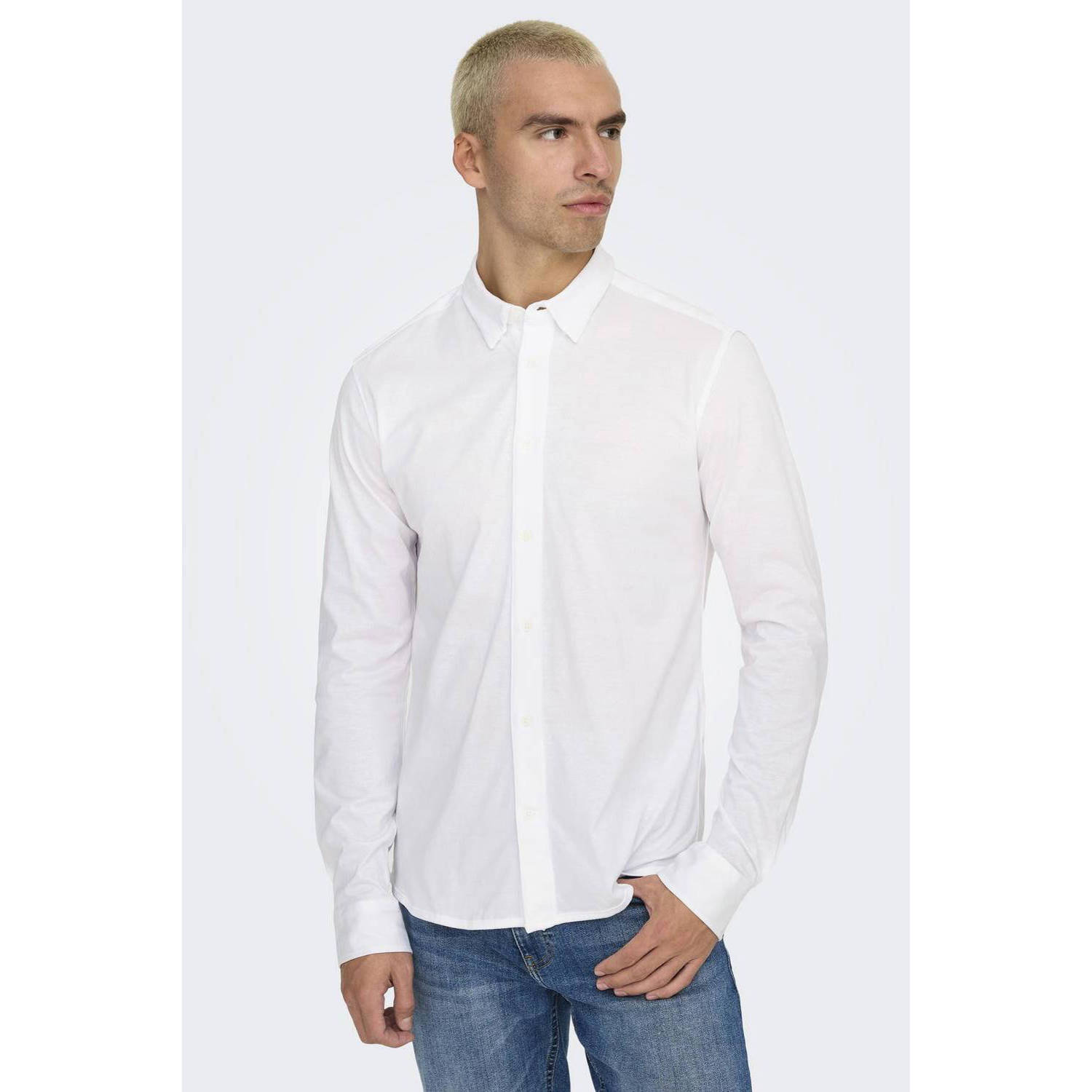 ONLY & SONS Overhemd met lange mouwen ONSROBIN B U LS STRETCH SHIRT NOOS