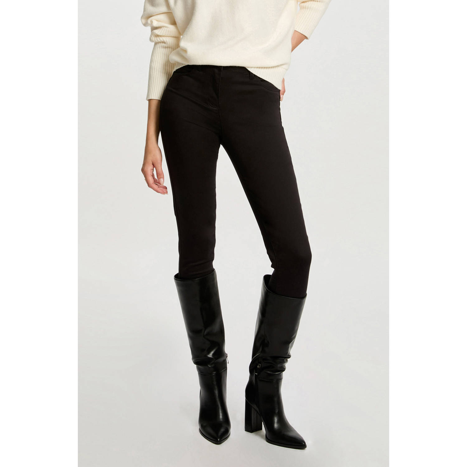 Morgan skinny broek zwart