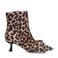 Sacha enkellaarzen met panterprint beige