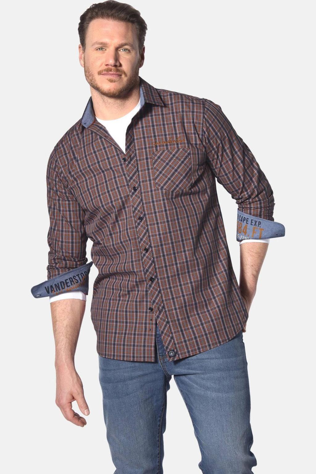 Jan Vanderstorm casual overhemd multi