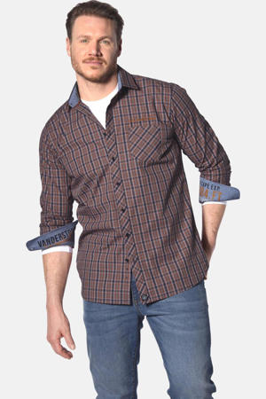 casual overhemd oranje
