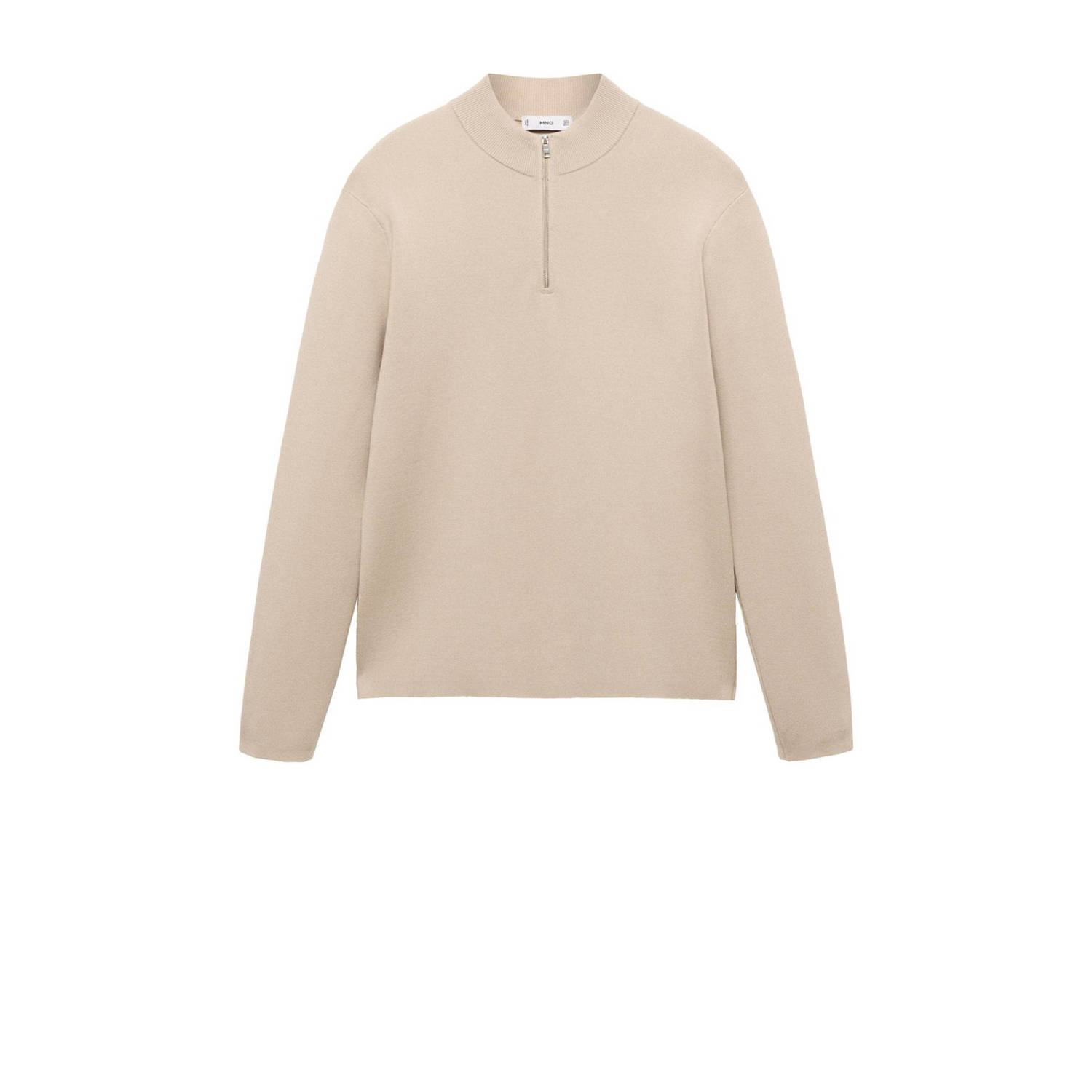Mango Man gebreide trui beige