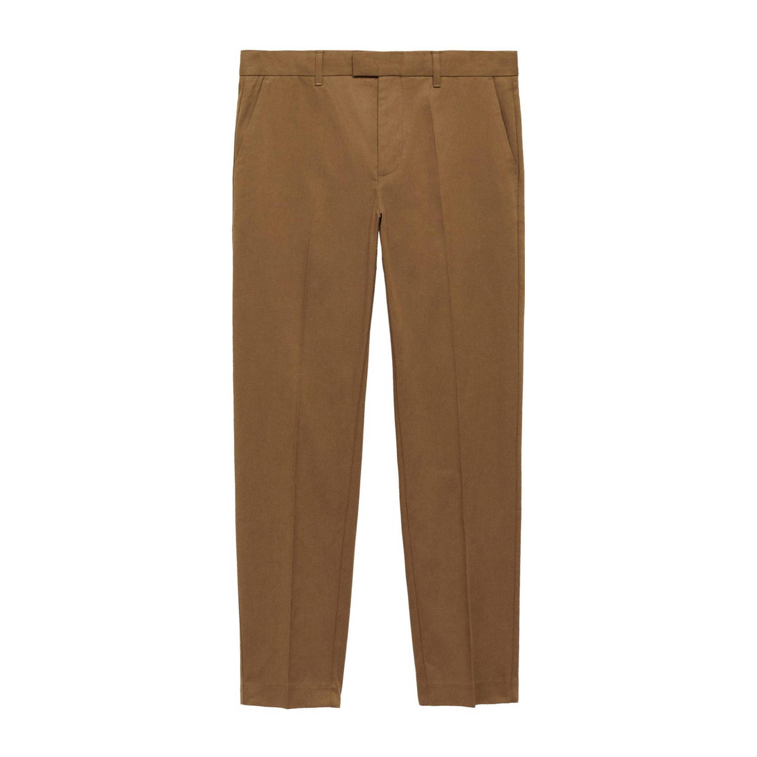 Mango Man regular fit pantalon bruin