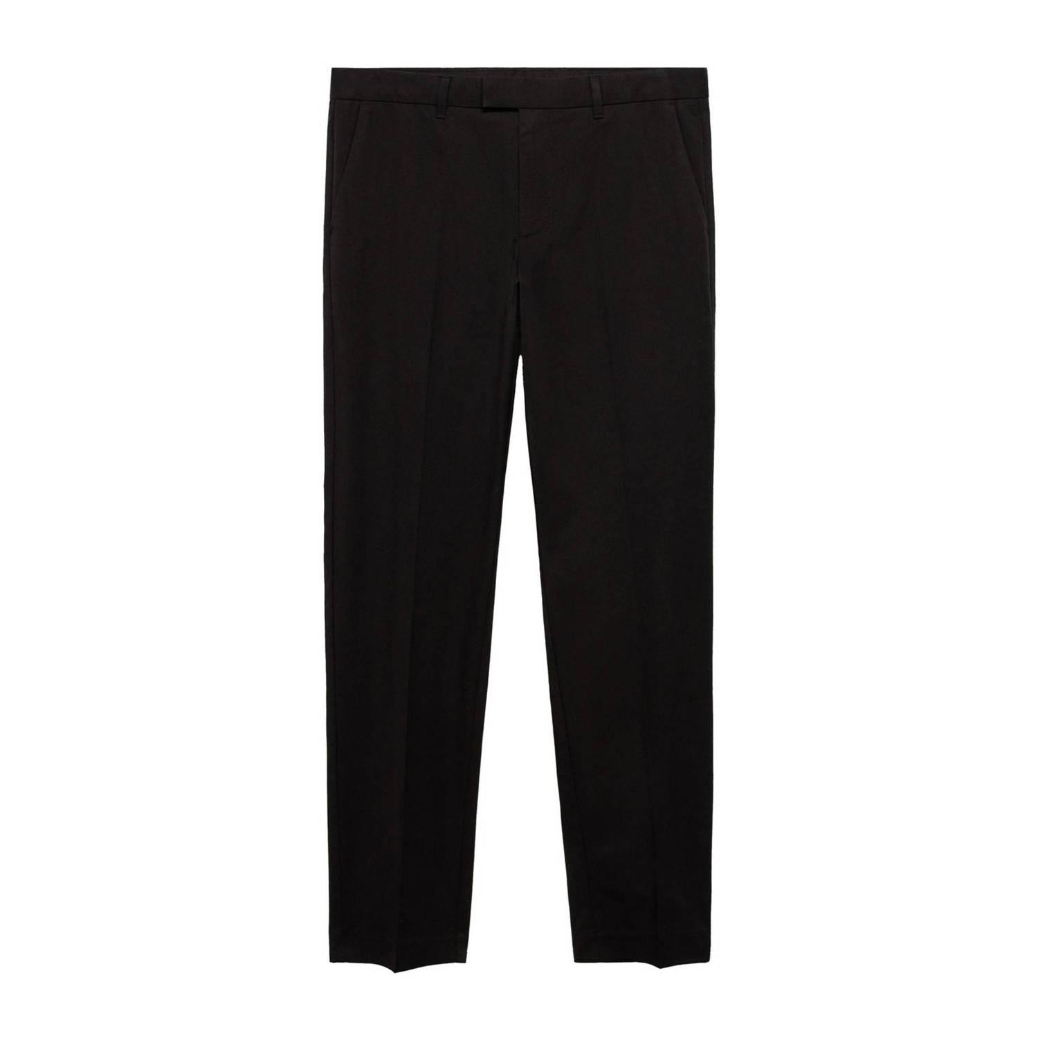 Mango Man regular fit pantalon zwart