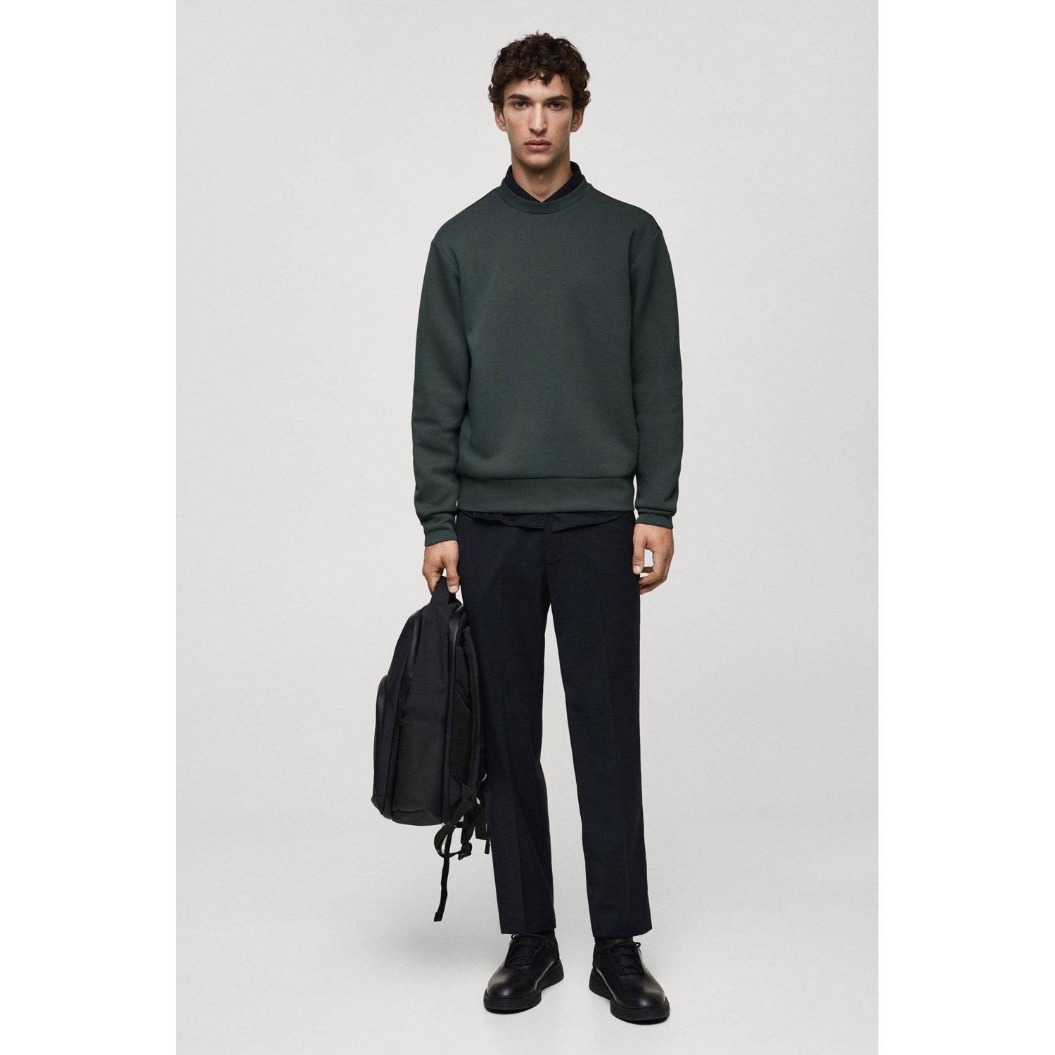 Mango Man sweater groen