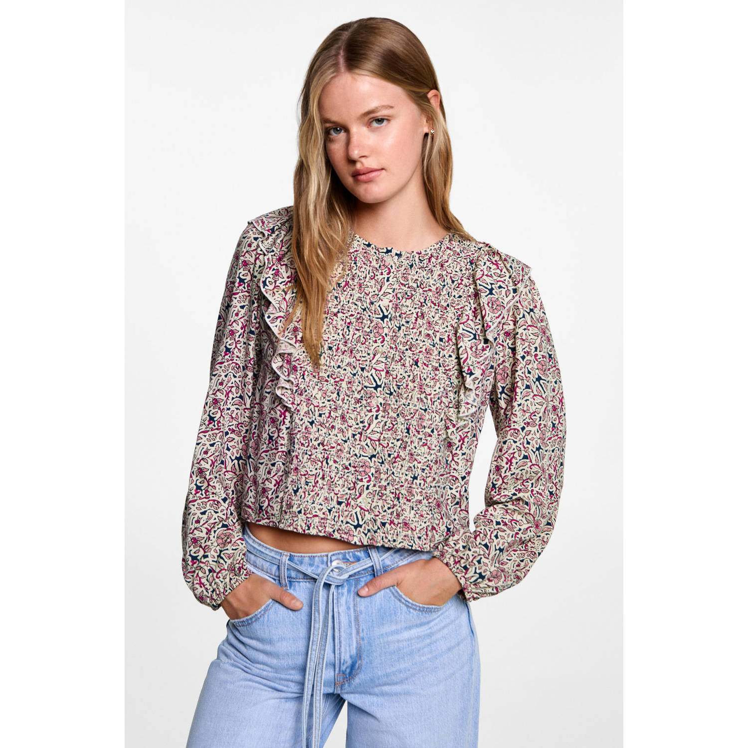 MANGO TEEN blousetop fuchsia