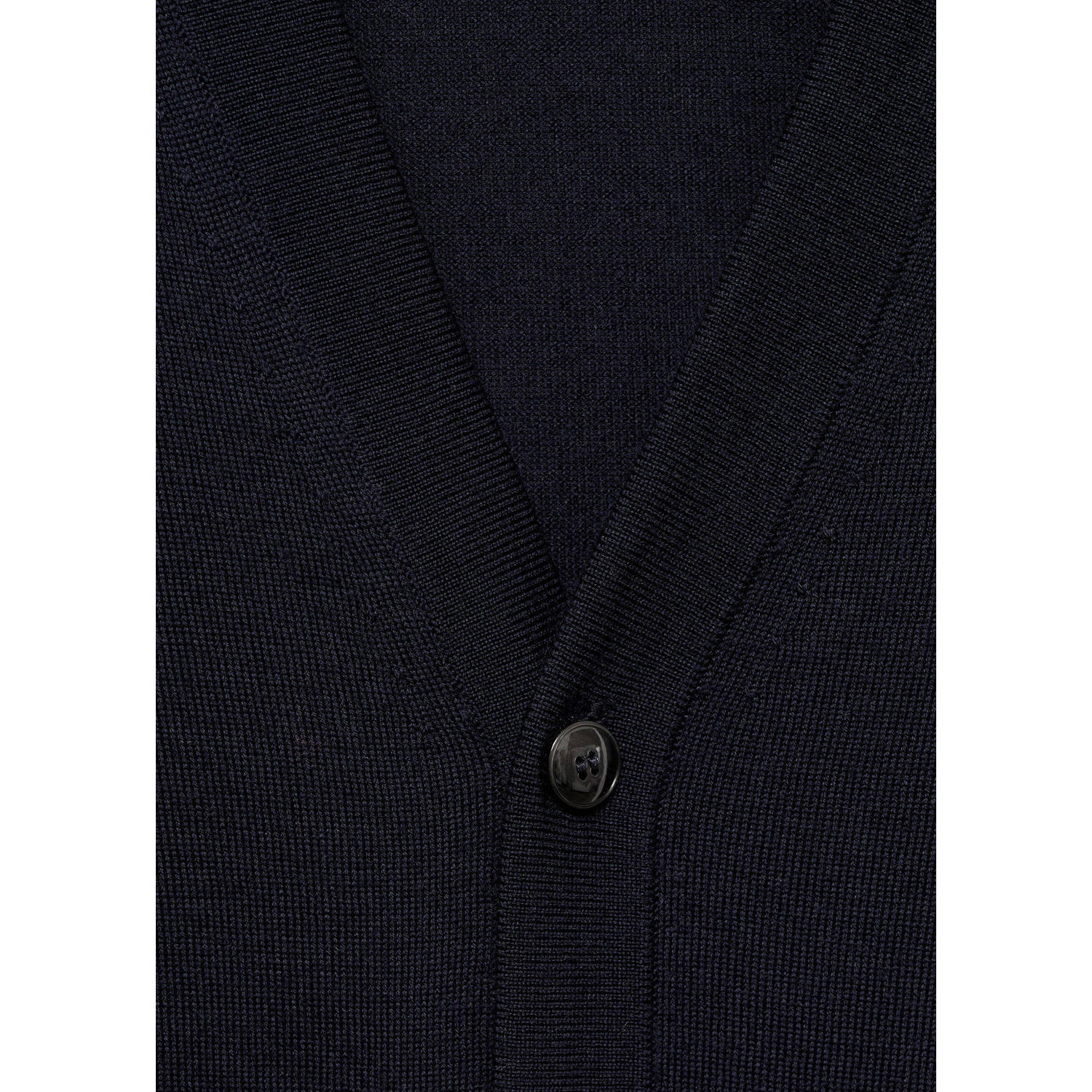 Mango Man wollen vest marine