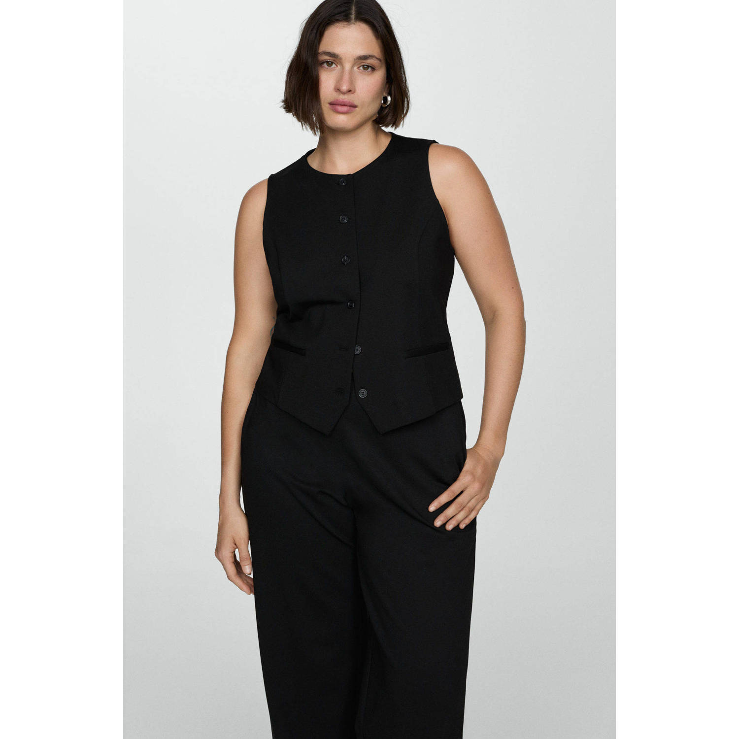 Mango gilet zwart