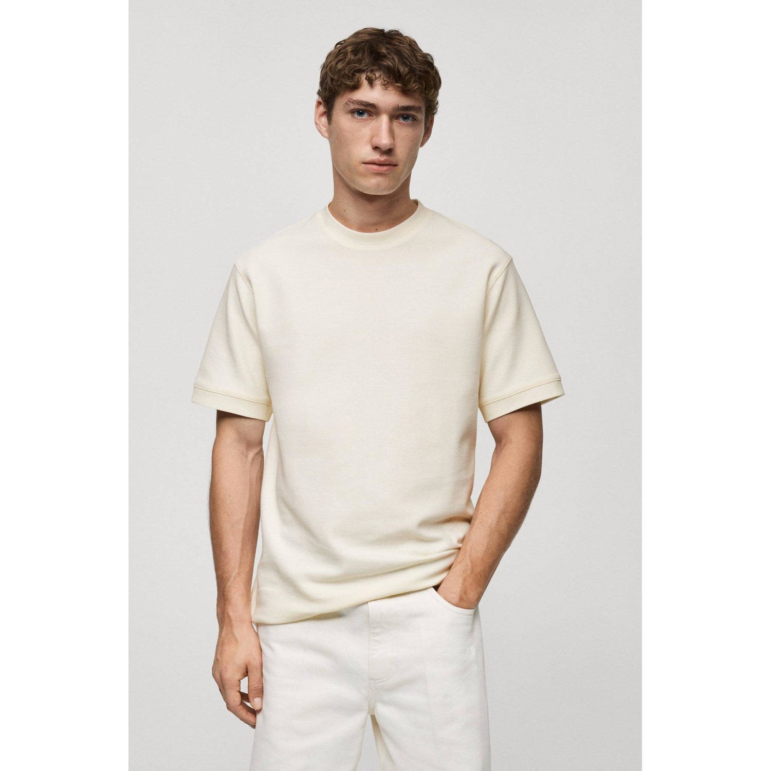 Mango Man T-shirt ecru