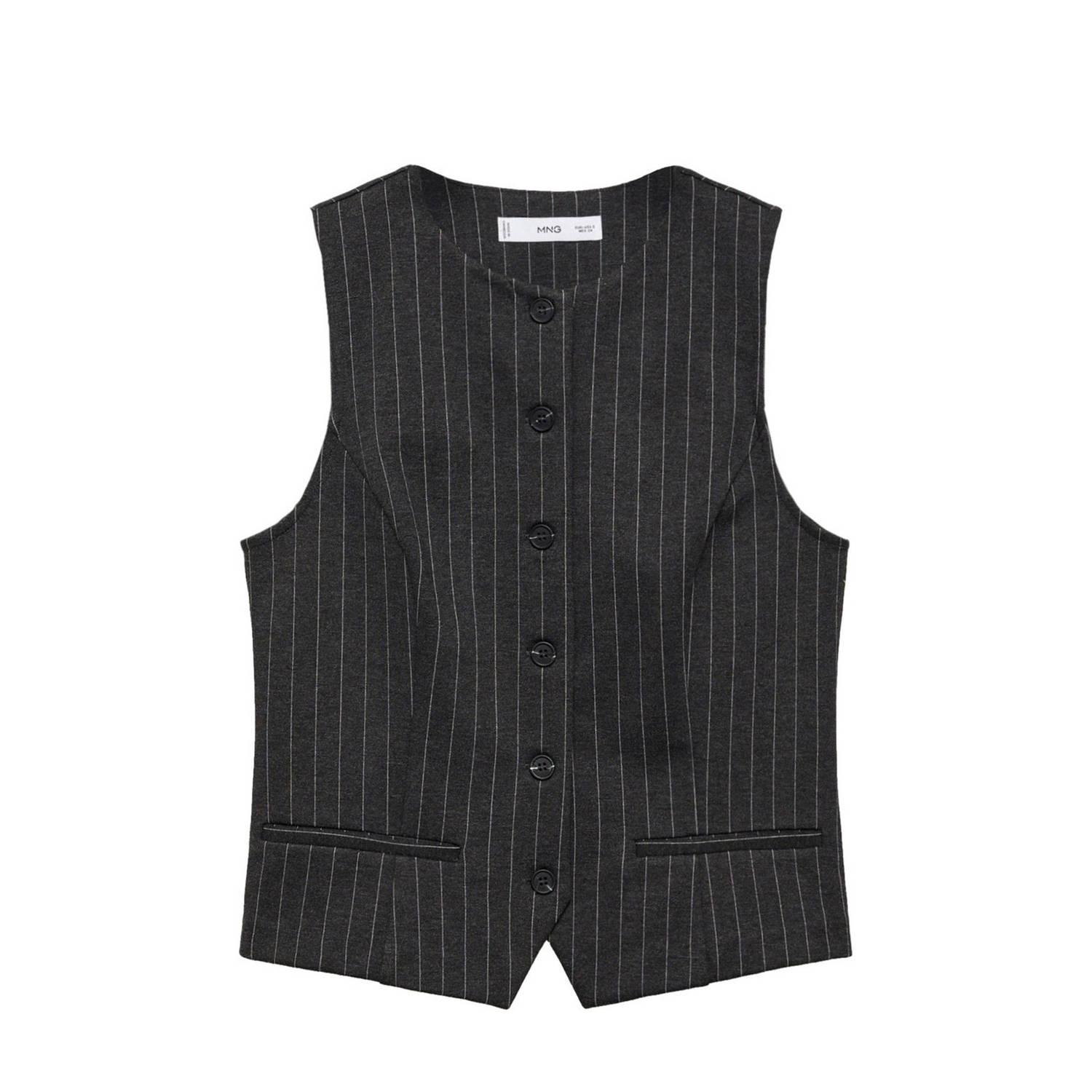 Mango blouse grijs