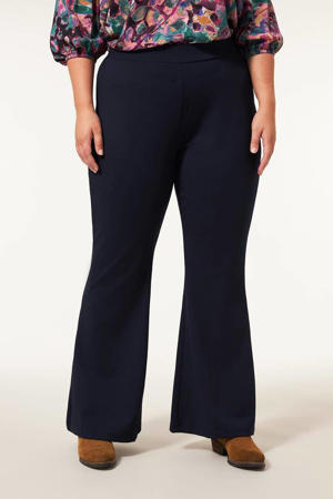 flared broek Mara donkerblauw