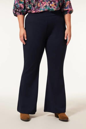 flared broek Mara donkerblauw