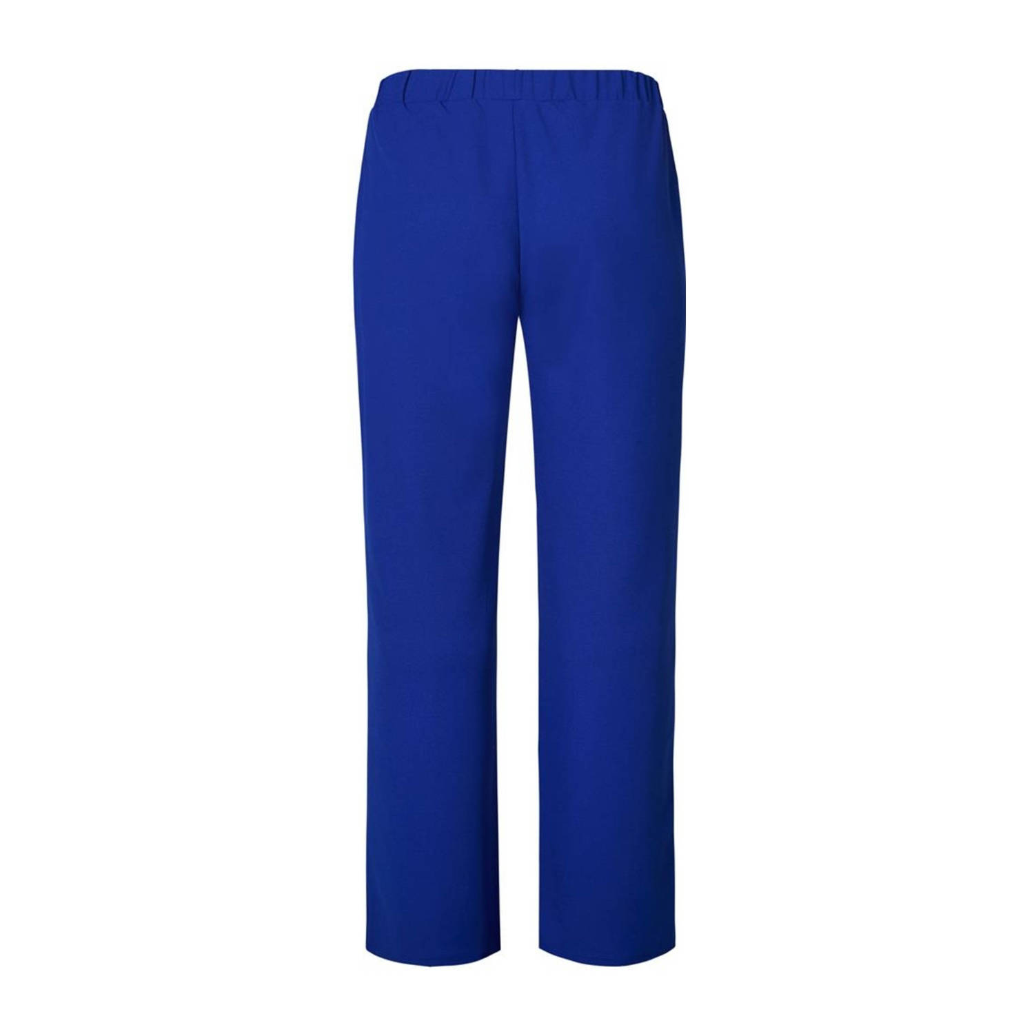 Miss Etam Plus wide leg broek blauw