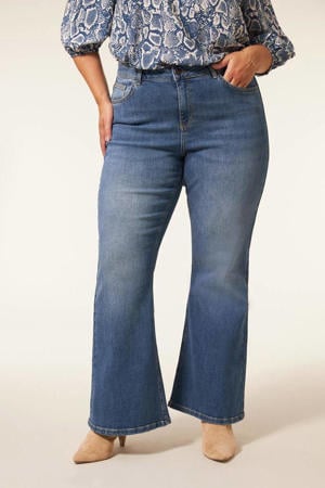 flared jeans Jackie medium blue denim