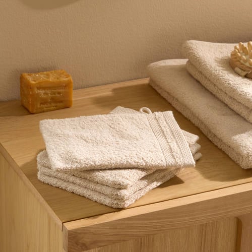 NOUS Living washand zand (set van 4) (15x20 cm) afbeelding
