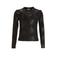 Anytime longsleeve met ruffle zwart