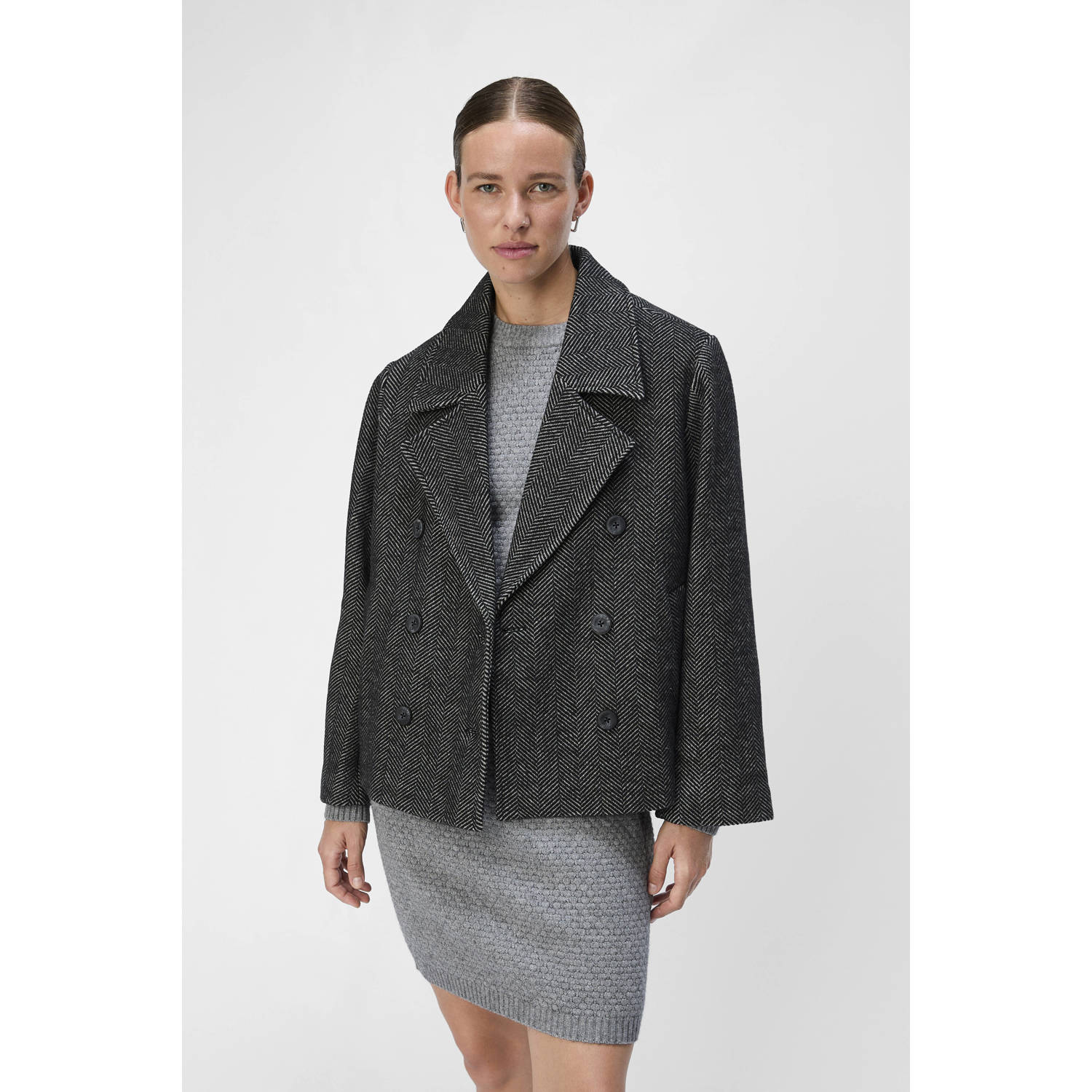 OBJECT Dames Jassen Objkeily Short Jacket Zwart