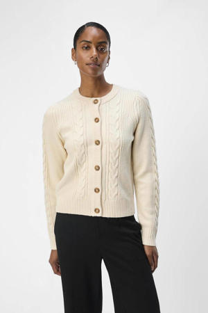 vest OBJDORIS beige