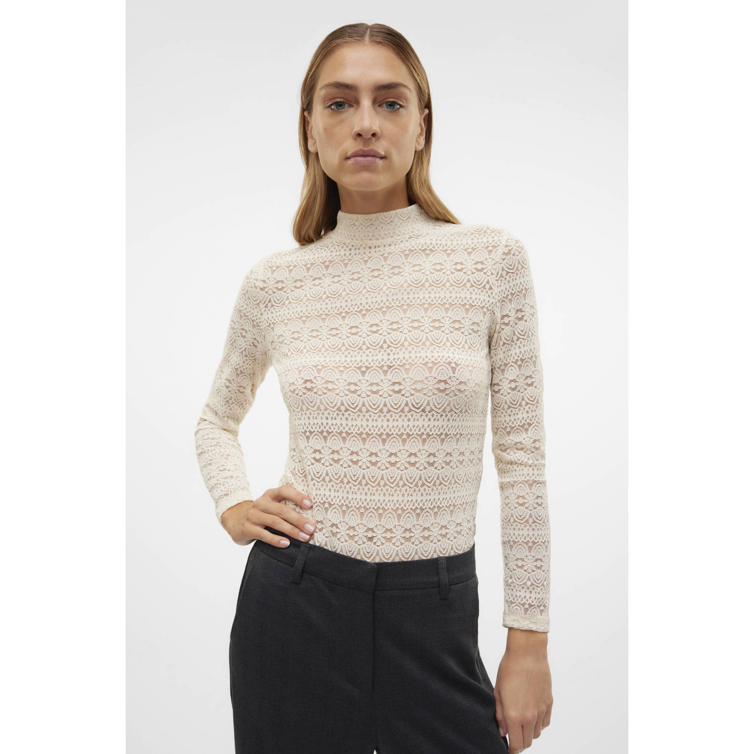 VERO MODA top VMZOE ecru