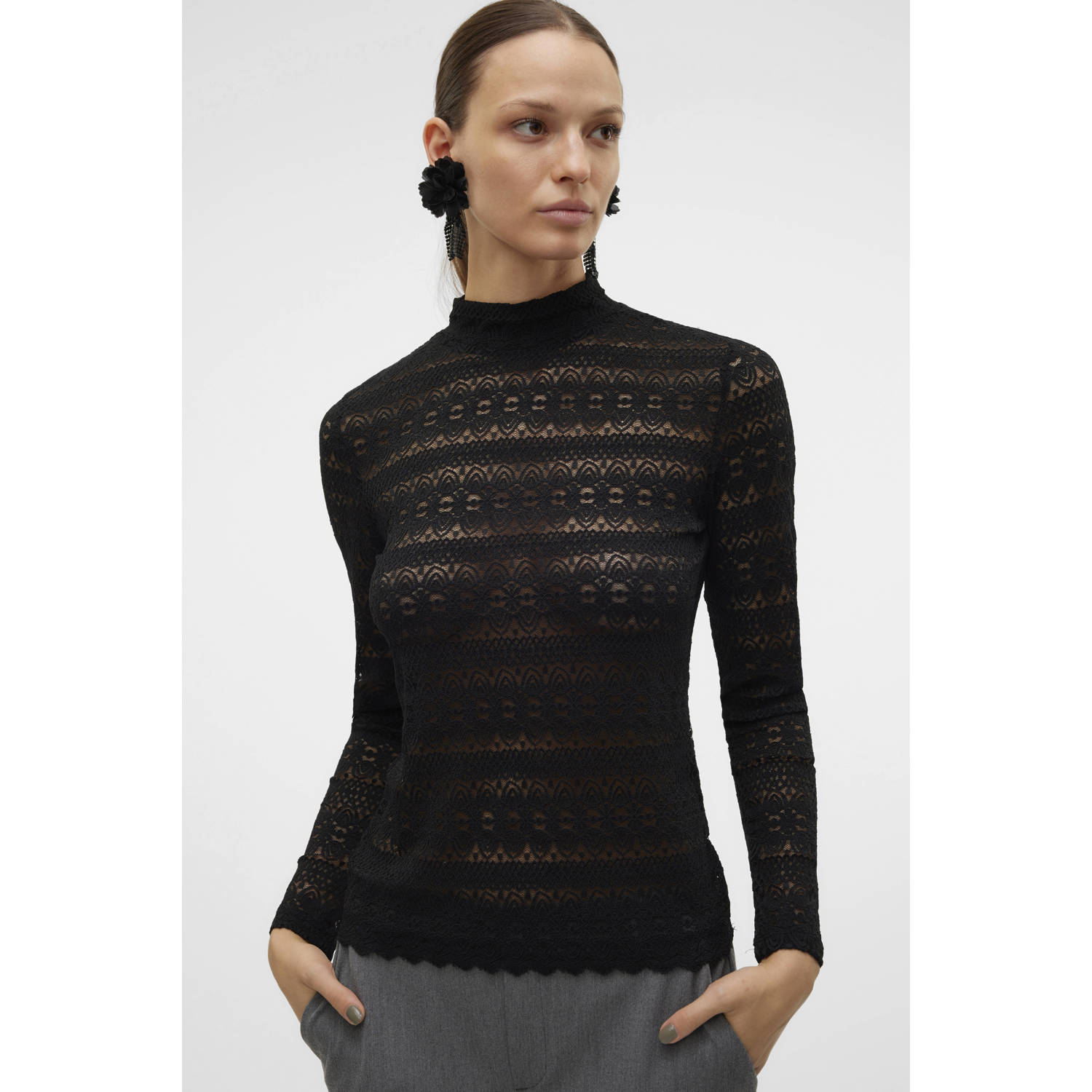 VERO MODA top VMZOE zwart