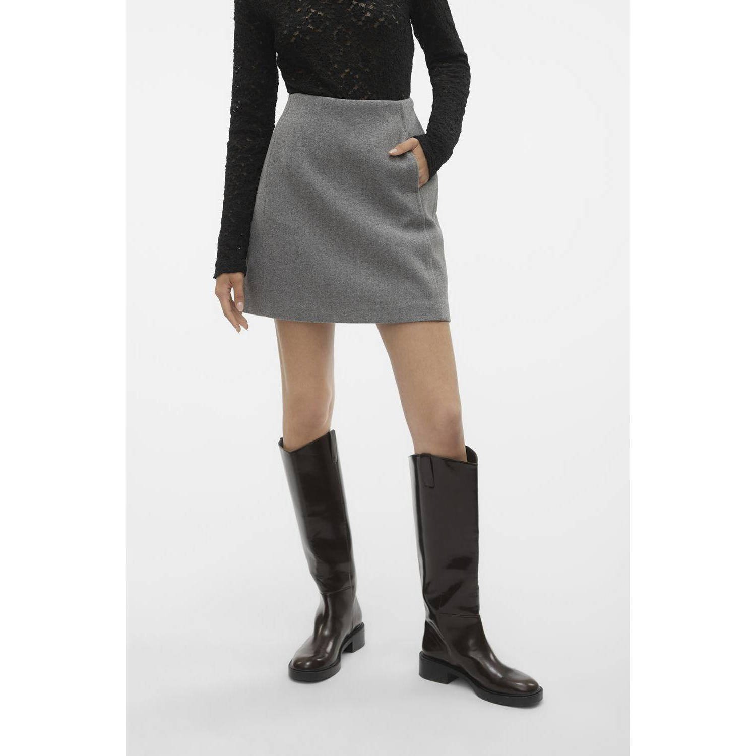Vero Moda Minirok VMFORTUNEALLISON HW SHORT SKIRT GA NOOS